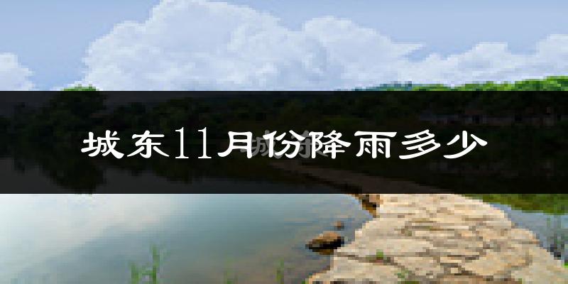 城东11月份降雨多少?