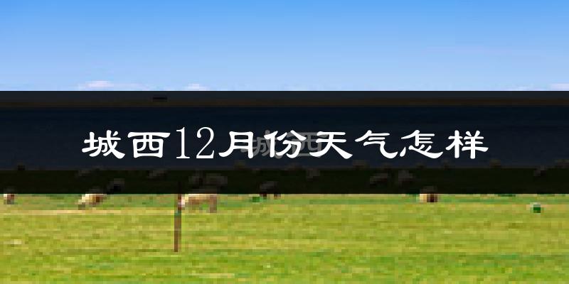 城西12月份天气怎样?城西十二月冷吗?