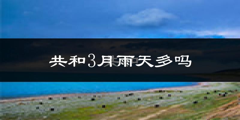 共和3月雨天多吗?