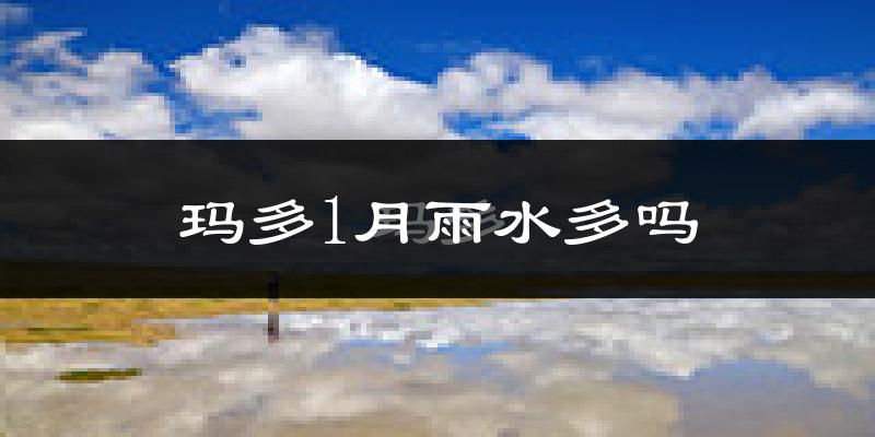 玛多1月雨水多吗?