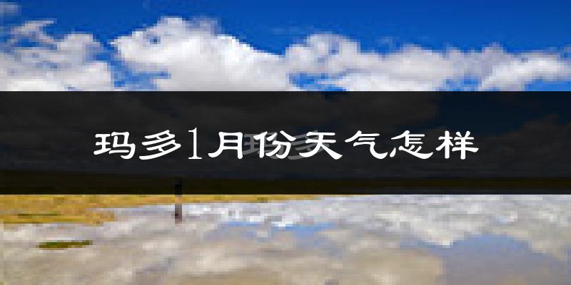 玛多县1月份天气如何?很冷吗?