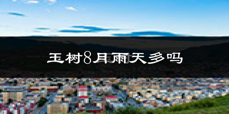 玉树8月雨天多吗?