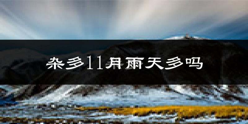 杂多11月雨天多吗?