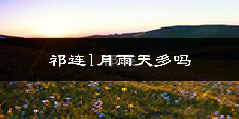 祁连1月雨天多吗?